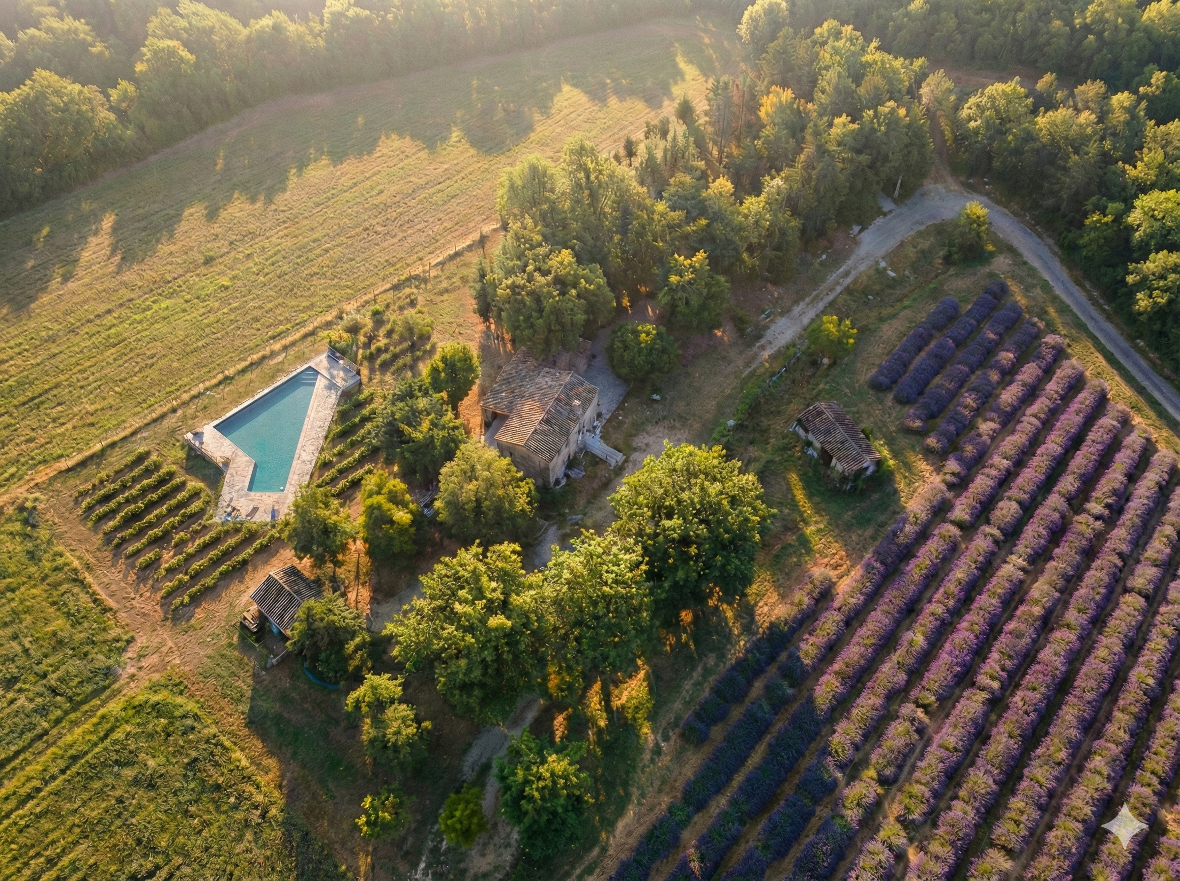 Vista esterna della cascina